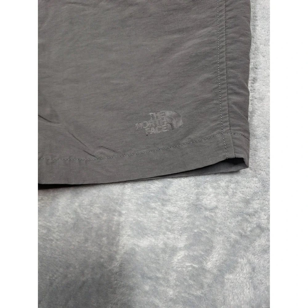 North Face Shorts Mens 40 Gray Nylon Hiking Outdoor Belted Quick Dry Trail